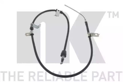 HANDBRAKE CABLE PAIR REAR NK 903433 2PCS FOR HYUNDAI GETZ 1.6L,1.3L,1.1L,1.4L - Image 2 of 4