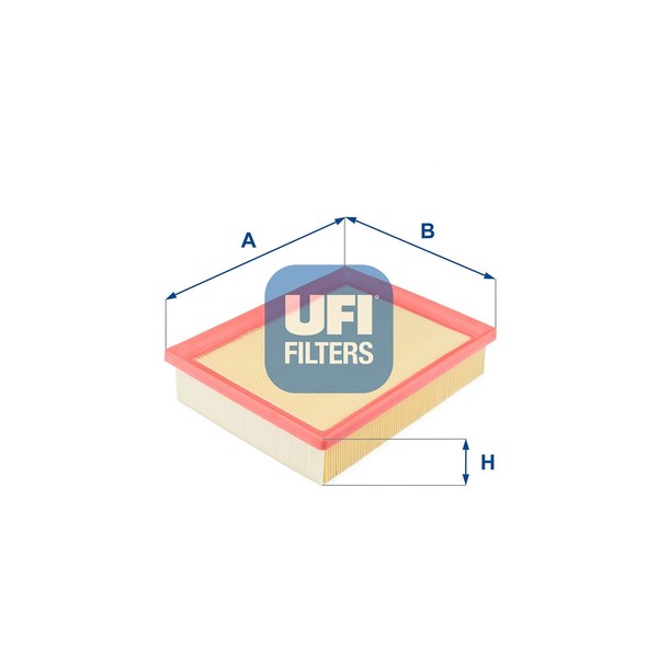 Ufi Luftfilter 30.098.00 Filtereinsatz FüR Fiat Multipla Van 186AXC1A 186BMC1A-image
