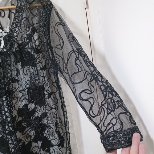 Ensemble robe et dentelle femme Gianna 2 pièces noir/blanc taille 10 UK 38 EU - Photo 6/17