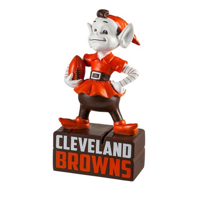 #ad CLEVELAND BROWNS ELF 12quot; MASCOT STATUE INDOOR OUTDOOR YARD GNOME NFL LICENSED $39.99
