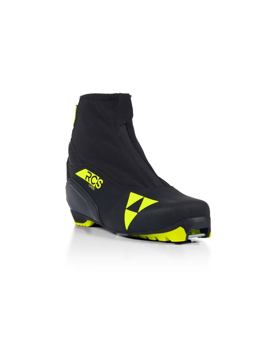 Fischer Men’s Cross-Country Ski Boots — Black & Yellow FISCHER Cross-country ski boots CARBON SKATE in black / neon  main image 4