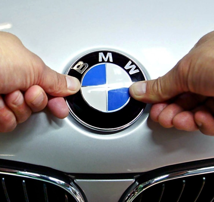BMW 82mm front car hood emblem badge hood logo