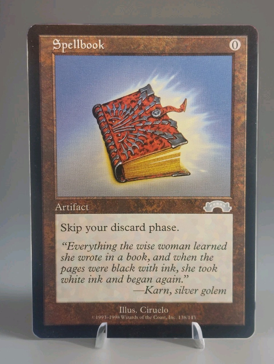 MTG Spellbook Exodus LP 132/143 Magic the Gathering Card Artifact