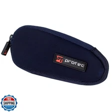 Protec Neoprene Trombone/Alto Saxophone Mouthpiece Pouch, Blue (Model N264BX)