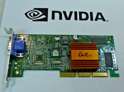 AGP  nVIDIA Vanta 16MB VGA Video Card 239920-001 SFF Low Profile Bracket