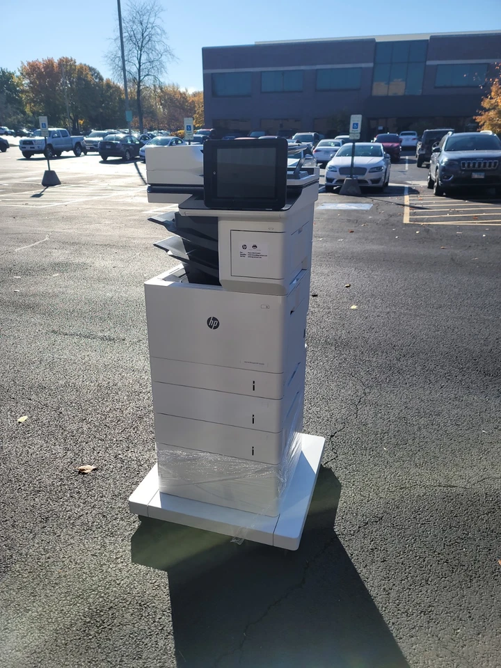 HP LaserJet MFP E62665z All in One Printer Copier 3GY17A  W/4 trays! Fast 65PPM! - Image 2 of 4