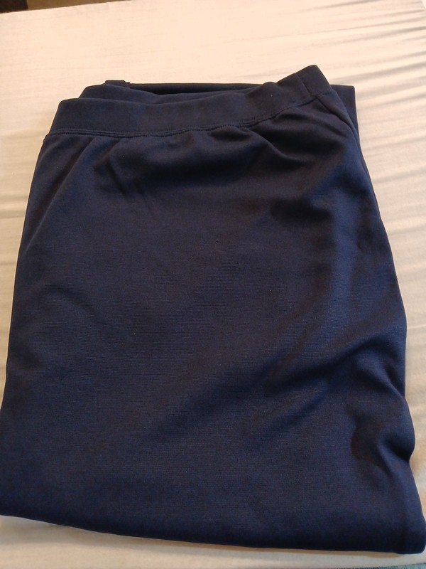 Woman Within TALL Knit Pants Plus Size 28T Navy Blue NEW