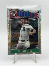Jackson Jobe 2025 Bowman #ROY-3 Rookie of the Year Favorites Mojo Refractor