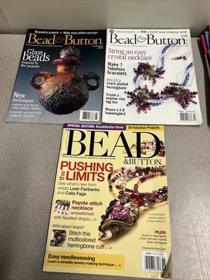 Bead & Button Mag. (3)Jun/2000/Apr/2002/Jun/2006/Lot Of (3) F16A
