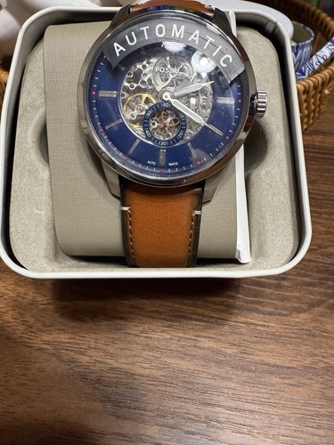 Fossil Townsman Automatic Skeleton Blue Dial Men's Watch ME3154 - Picture 2 of 6