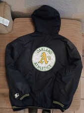 Vintage Oakland A's Starter Parka Jacket Size Xl