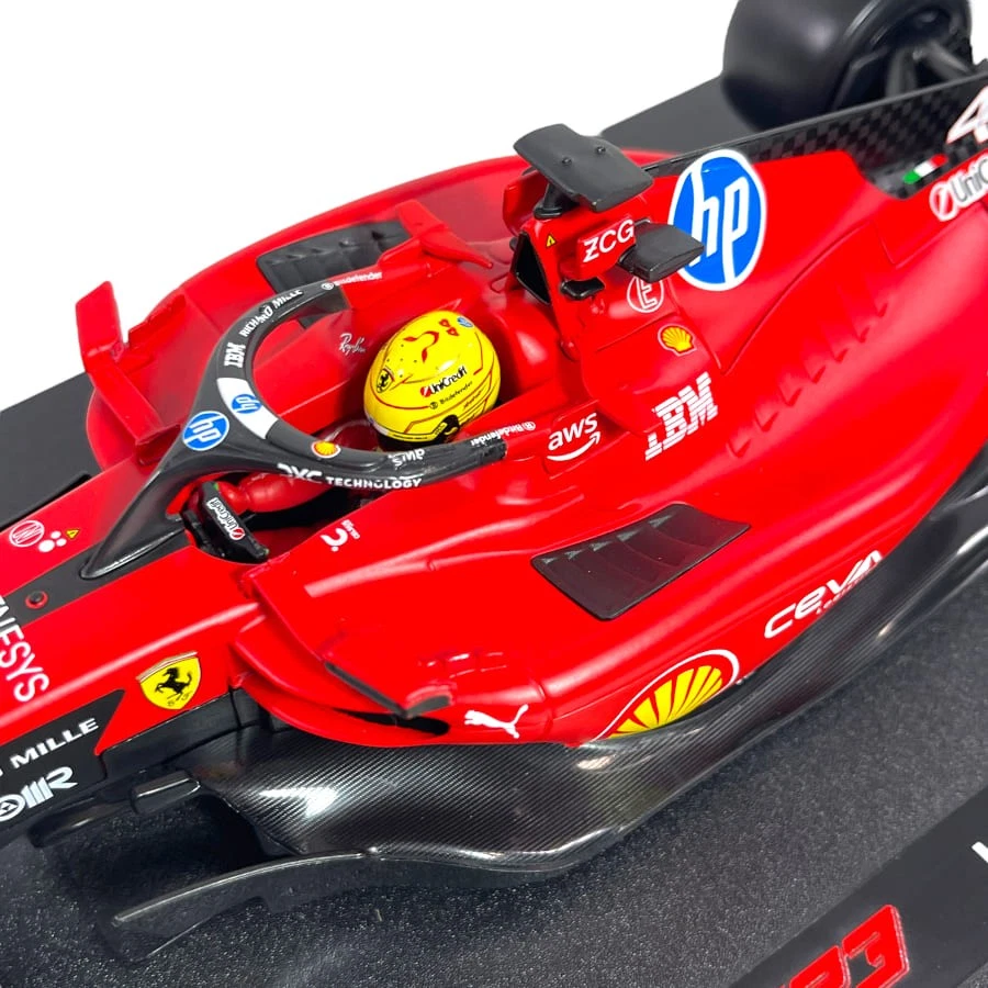 Modellino F1 Bburago 1/18 Ferrari SF-23 Test Fiorano 2025 #44 L. Hamilton - Immagine 2 di 4
