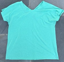 Athleta Girl Short Sleeve Shirt Size L/12  Strappy Back  Large 12 L