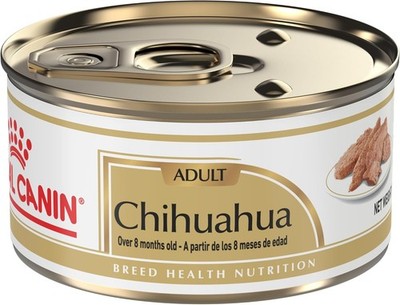 Royal Canin Breed Health Nutrition Chihuahua Adult Loaf in Sauce Dog Food, 3 oz