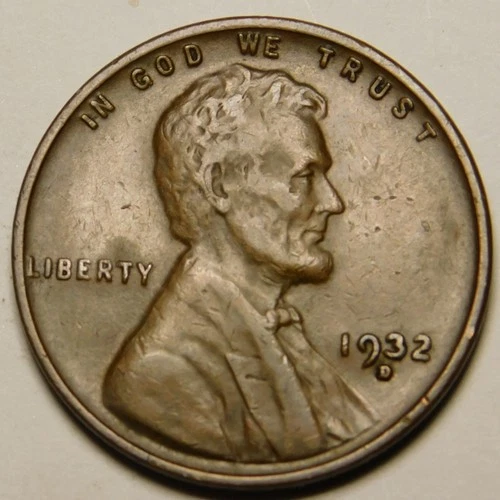 1932 D Lincoln Wheat Cent Penny VF-EF  "Actual Coin Pictured"