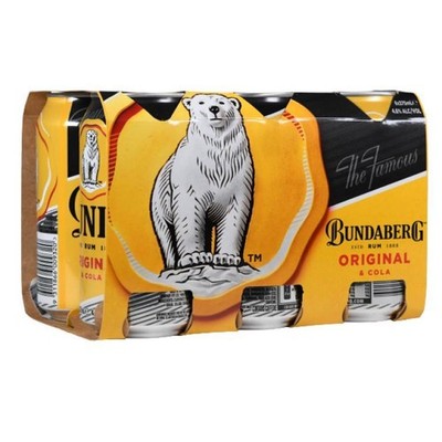 Bundaberg Original Rum & Cola Can 4.6 % vol.