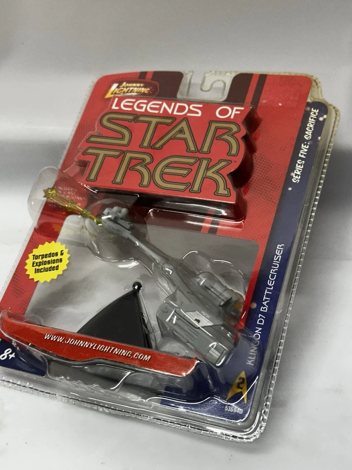 Johnny Lightning - Star Trek Series 5 - Sacrifice - #2 Klingon D7 Battlecruiser - Imagem 2 de 4