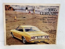 1965 Chevrolet Corvair Original Sales Brochure Corsa Monza 500 - 16 Pages