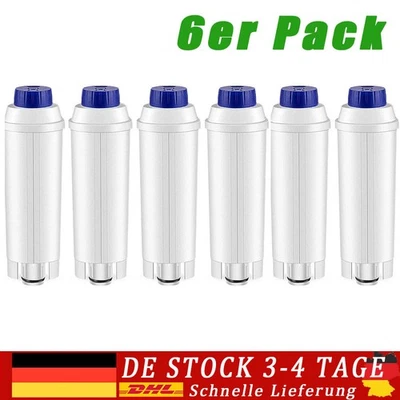 MARKENLOS 6 Stück Passend für DeLonghi Wasserfilter DLS C002 alle ESAM ECAM ETAM Modelle