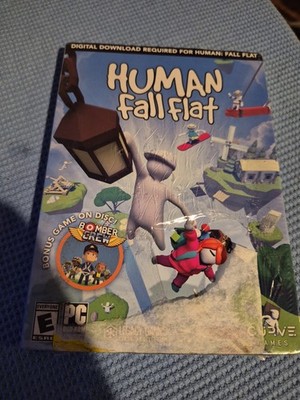 Human Fall Flat PC DVD-Rom Software With Bonus Bomber Crew Game *FACTORY SEALED*