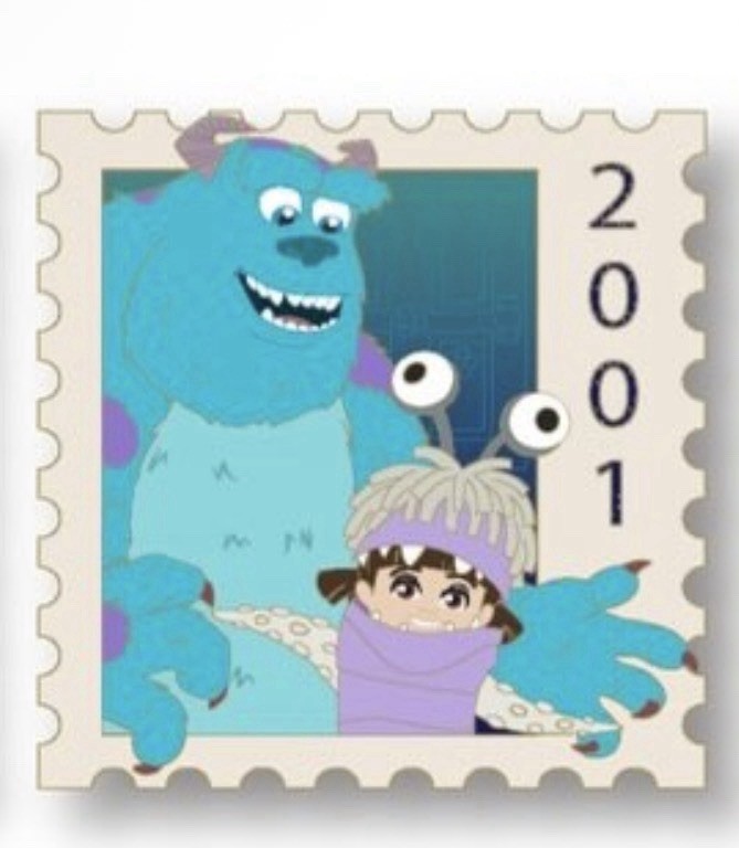 Disney D23 Expo 2026 DEC Sulley Boo Monster’s Inc Ultimate Pixar Stamp Pin LE