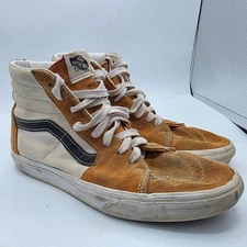 Vans Sk8 Hi Retro Sport Mens Size 9 Apricot Orange True White Sneaker Shoes