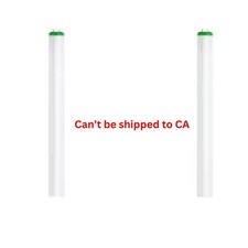 32-Watt 4 Ft. Linear T8 Fluorescent Tube Light Bulb, Bright White 2-Pack