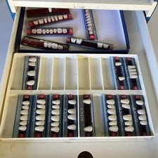 Lot 50+ Partial Dental Teeth Sets Heraeus Kulzer Artic 6 8 Mondial 8 Prosthetic