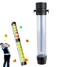  Tennis Ball Pick Up Tube - 15X Baseball Capacity - Premium Acrylic Collector