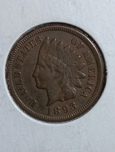 1893 INDIAN HEAD CENT Penny - NICE GRADE COIN! - XF Item F19K8