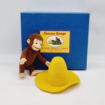 R. John Wright Curious George and the Yellow Hat limitiert 500 23 cm Alpaca