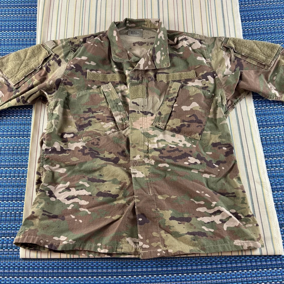 US Army FRACU Multicam Combat Uniform Jacket Large Long Flame Resistant Camo GUC - Image 2 of 4