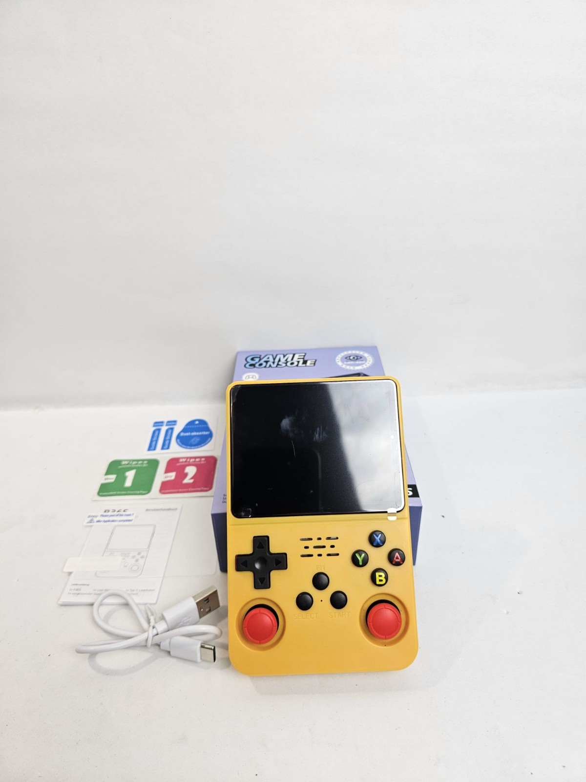 Console Portatile R36S 64GB Yellow – Retro Gaming – Pronta all’uso