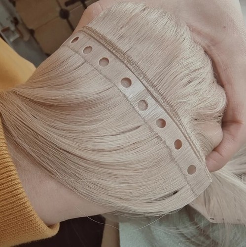 invisible Russian Double Drawn Hole Weft 100% Virgin Human Hair Extensions - Picture 30 of 34
