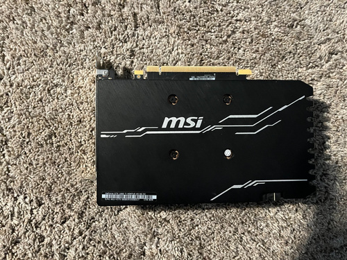 MSI NVIDIA GeForce GTX 1660 Ti 6GB GDDR6 Ventus XS OC Graphics Card WORKS GREAT - Picture 2 of 3