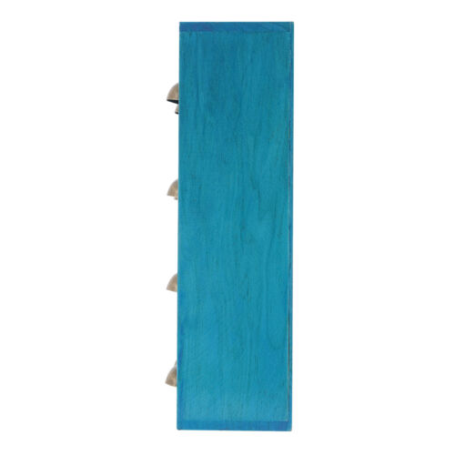 16 Drawer Storage Cabinet, Wooden Medicine Cabinet Desktop Drawer Organizer Blue - Picture 11 of 18