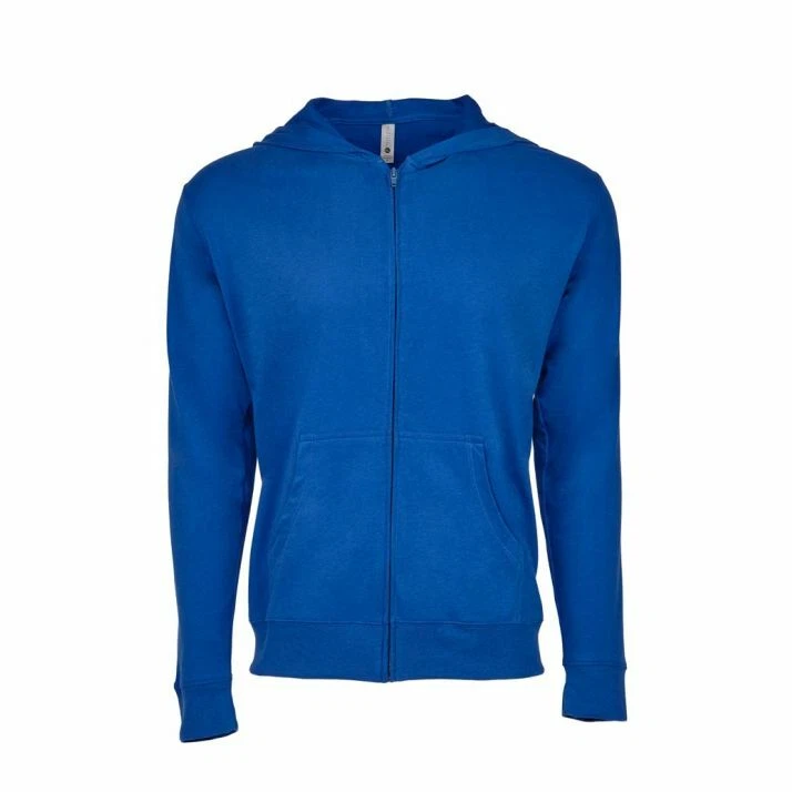 Men's Sweatshirt Hoodie Lightweight "NEXT LEVEL" Full Zip Hooded Jacket -Unisex - Image 3 of 4