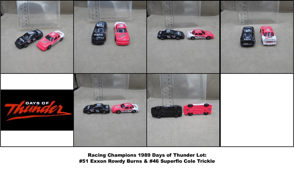 Racing Champions 1989 Days of Thunder Lot: #51 Exxon & #46