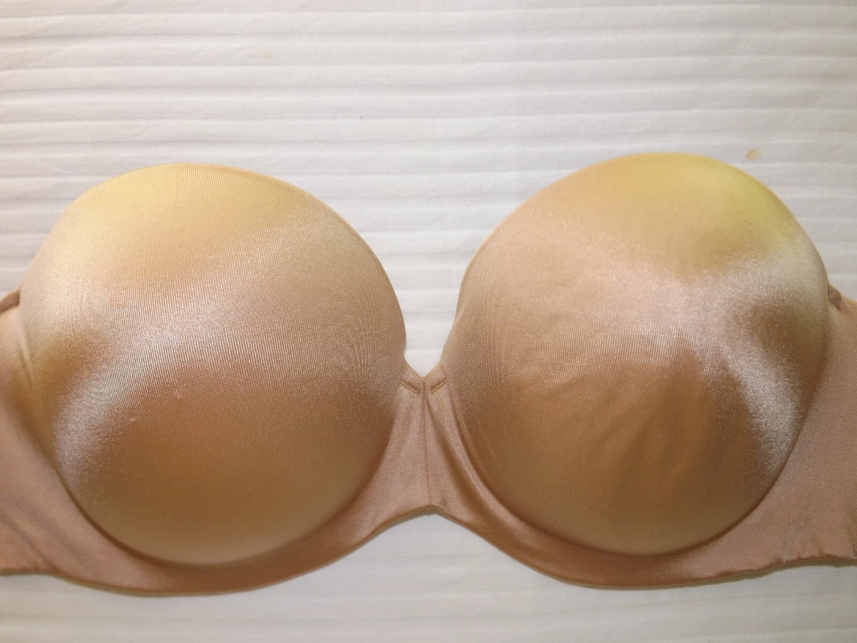 SOMA~ Enhancing Shape /Strapless Push Up Bra~ 36D~ Underwire Seamless  Padded Cup