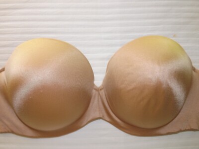 SOMA~ Enhancing Shape /Strapless Push Up Bra~ 36D~ Underwire Seamless Padded Cup