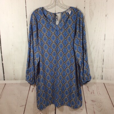 Tommy Bahama Dress Womens S Python Snake Print Coverup Open Sleeve Resort Beachy