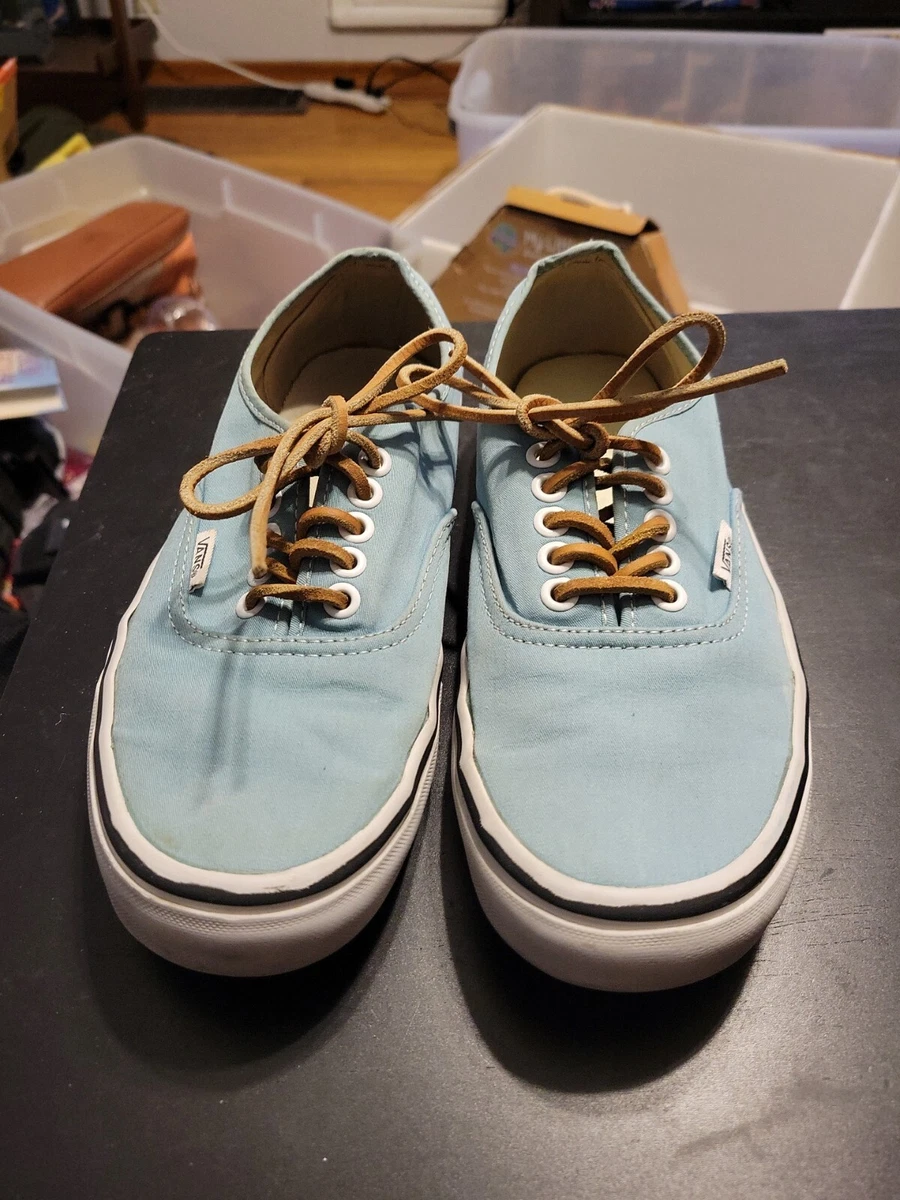 Blue clearance vans laces