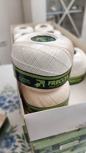 Gomitolo Filato Filo Scozia Nr. 16 Bianco 7901 Bagno 378 50 gr. - Foto 4 di 4