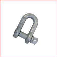 7/8" Galvanized Screw Pin Chain Shackle