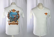 Hard Rock Cafe T-Shirt Denver USA Gold Panning Guitar Graphics Vintage VGC!