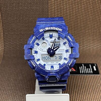 Casio G-Shock GA-700BWP-2A Chinese Porcelain Ceramic Dragon Design