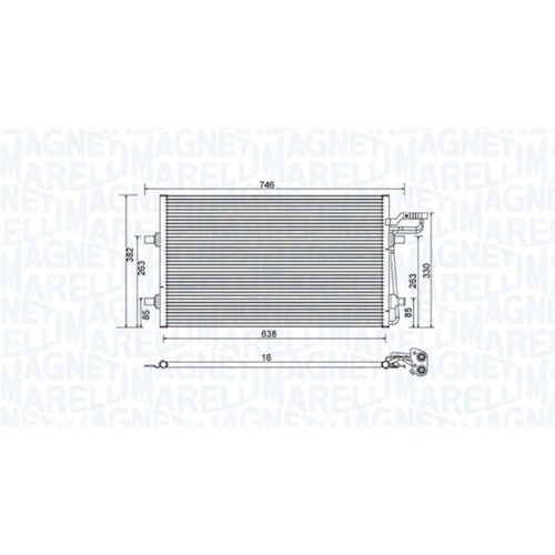 Condenseur D'Allumage Magneti Marelli 056181128010 | Compatible Fiat X1/9, Panda, 500