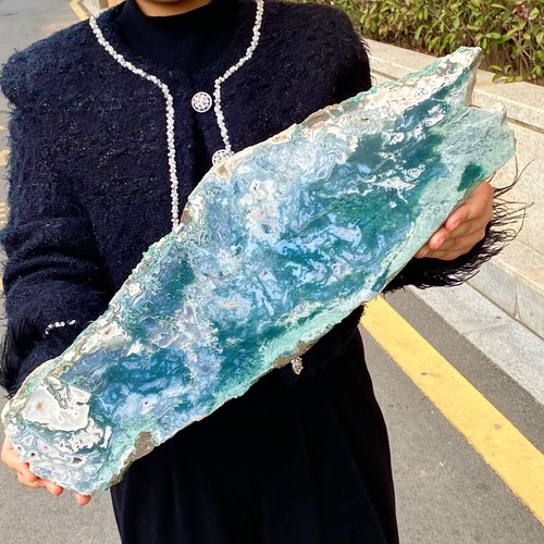 6.7LB Healing of manually cut specimens of natural aquatic quartz crystals - 第 1/12 張圖片