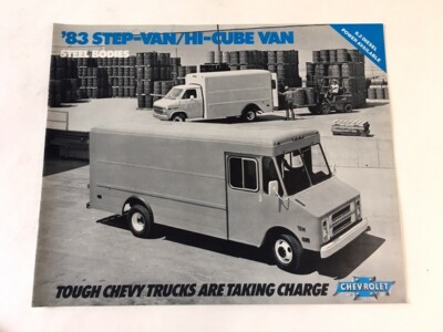 1983 Chevrolet Step-Van Hi-Cube Cargo Van 12-page Sales Brochure
