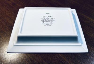 Christian Dior 希少　パラディオ　大皿 Christian Dior Palladio Square Plate 7.8 inch | eBay